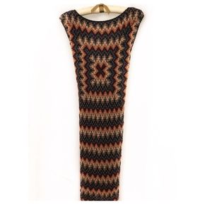 Missoni Chevron Stripe Midi Dress Size 48 (12)